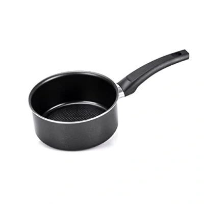Afbeelding van Moneta Gea Steelpan Ø 16 cm Gerecycled Aluminium Zwart