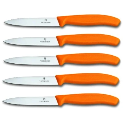Afbeelding van Victorinox, Set van 5 Swiss Classic tafelmessen oranje (oranje)