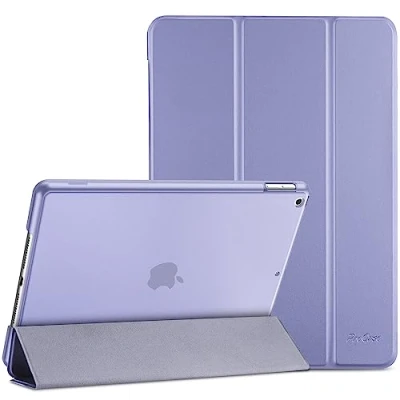 Afbeelding van ProCase Hoes voor iPad 9 (^&gt;e) generatie 2021/iPad 8(^&gt;e) 2020/iPad 7(^&gt;e) 2019, 9(^&gt;e) 10,2&quot; lichtpaars