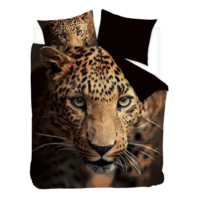 Afbeelding van Snoozing Lupard Dekbedovertrek Lits jumeaux 240x200/220 cm Multi kleur