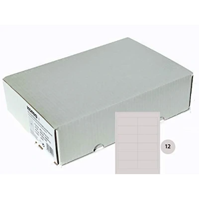 Afbeelding van Kores Rechthoekige universele etiketten, zelfklevend, rechthoekig, 500 vellen, wit, met 97 x 42,3 mm
