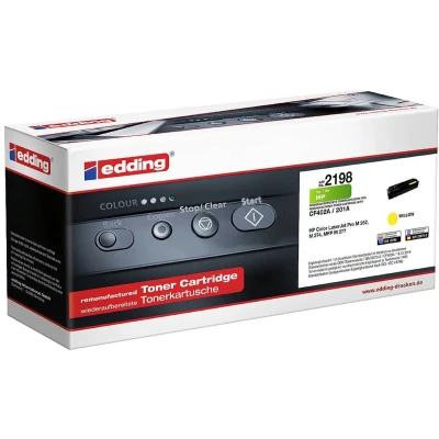 Afbeelding van Edding Toner vervangt HP 201A (CF402A) Compatibel Geel 1400 bladzijden EDD 2198 18