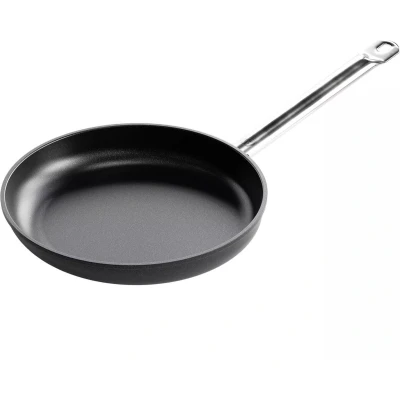 Afbeelding van AMT Gastroguss Ronde koekenpan Ø 32 cm Lotan® anti aanbaklaag Verwijderbare handgreep Geschikt voor inductie