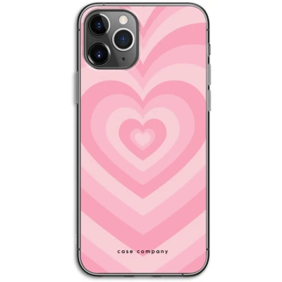 Afbeelding van Case Company® hoesje geschikt voor iPhone 11 Pro Hart Roos Soft Cover Telefoonhoesje Bescherming aan alle Kanten en Schermrand