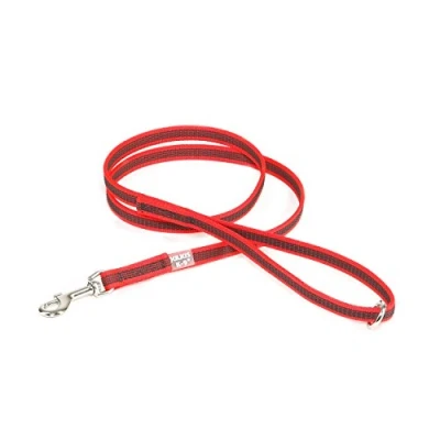 Afbeelding van Hondenriem 14mm x 1,2m Met Handvat Rood