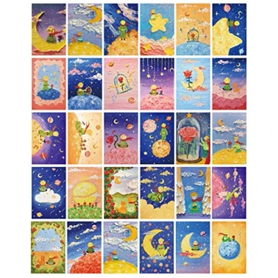 Afbeelding van TuYines Vintage ansichtkaarten, motiverende briefkaarten, spreuken en citaten, retro ansichtkaarten over liefde, vriendschap, voor kinderen, 30 stuks