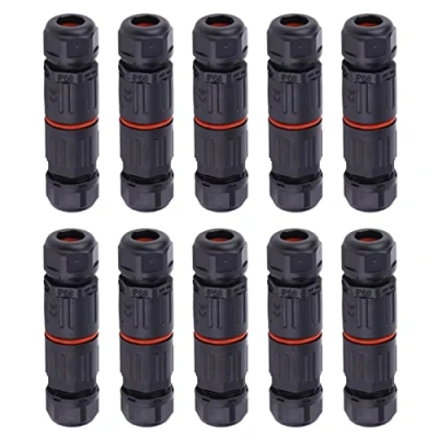 Afbeelding van 10 stuks IP68 draadconnector waterdichte elektrische draadkabel 3 pins connector aansluitdoos