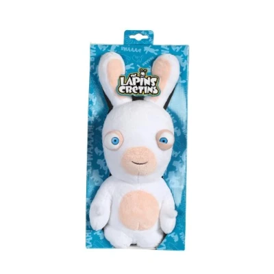 Image de Peluche Sonore Gipsy Lapins Crétins Bouche Fermée 28 cm