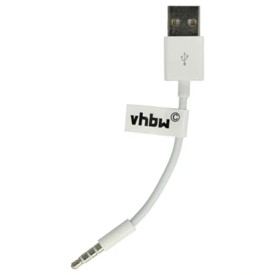Afbeelding van Data en oplaadkabel compatibel met alle generaties Apple iPod Shuffle 0,10 meter