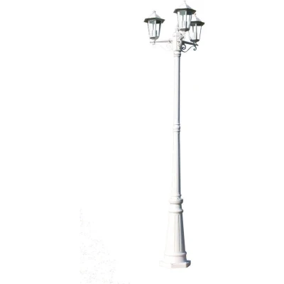 Afbeelding van Tuinlantaarn Kingston 3 arms 215 cm wit