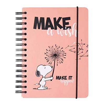 Image de Cahier Couverture Doublee A5 Bullet Snoopy