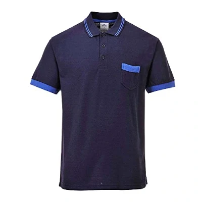 Afbeelding van Portwest Texo Contrast Poloshirt maat XSmall, Navy