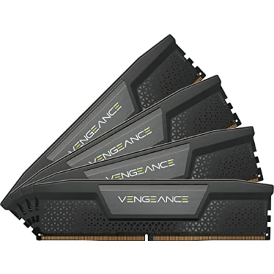 Afbeelding van Corsair VENGEANCE DDR5 RAM 192GB (4x48GB) 5200MHz CL38 Intel XMP iCUE Kompatibel Computer Speicher Schwarz (CMK192GX5M4B5200C38)