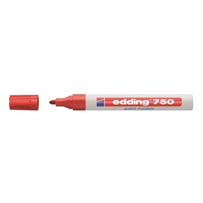 Image de Marqueur peinture multisurfaces Edding 750 Rouge