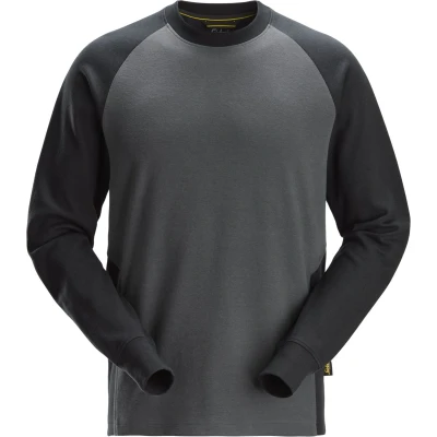 Afbeelding van Snickers 2840 Tweekleurig Sweatshirt Staal Grijs/Zwart