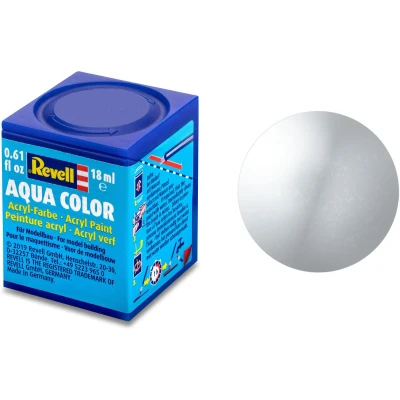 Afbeelding van Aluminium Aqua Metallic Kleur 18 Ml Revell Modelbouwverf Op Waterbasis