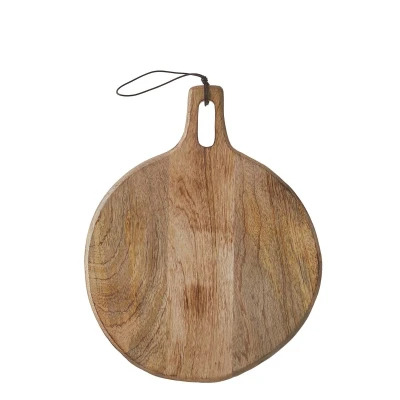 Afbeelding van Duko Serveerplank Ø28 cm 100% FSC Mangohout Bruin