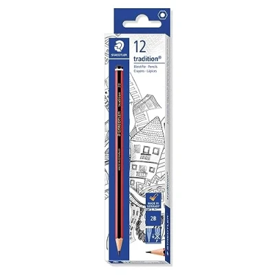 Afbeelding van Potlood Staedtler Tradition 2B (12 Stuks)