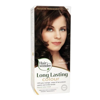 Afbeelding van Hennaplus Long Lasting Colour Chocolate Brown 5.35 100 Ml