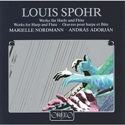 Afbeelding van Marielle Nordmann &amp; András Adorján Spohr: Werke Für Harfe Und Flöte (CD)