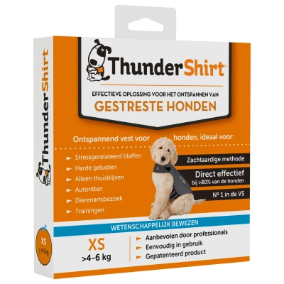 Afbeelding van Thundershirt Ontspannend Vest Voor Gestreste Honden Grijs Direct rustgevend X Small &gt;4 6 Kg
