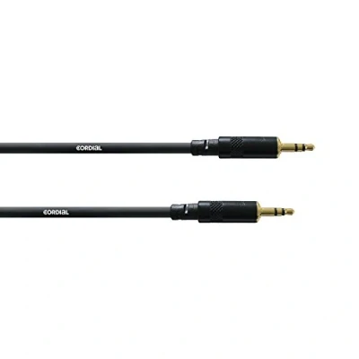 Afbeelding van Cordial CFS 3 WW Jack Verbindingskabel [1x Jackplug male 3,5 mm 1x mm] 3.00 m Zwart