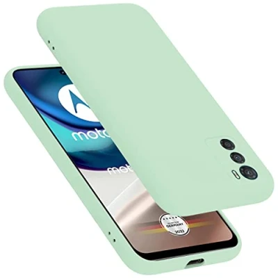 Afbeelding van Cadorabo Hoesje geschikt voor Motorola MOTO G42 in LIQUID LICHT GROEN Beschermhoes gemaakt van flexibel TPU silicone Case Cover