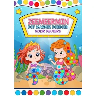 Afbeelding van Zeemeermin Dot Marker Doeboek voor Peuters
