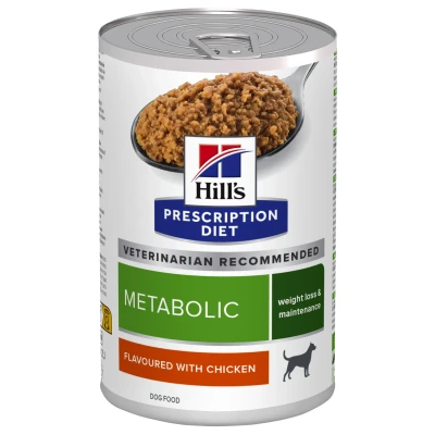 Afbeelding van Hill&#039;s Prescription Diet Metabolic Weight Management Hondenvoer Kip 370 g