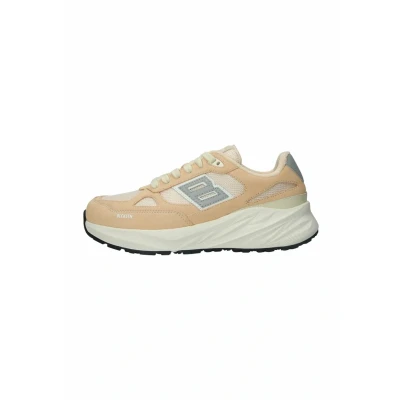 Afbeelding van Blackstone FLINT MOSS Macadamia Runner Sneaker Vrouw Beige Maat: 42