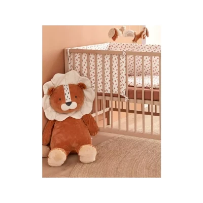 Afbeelding van NOUKIE&#039;S knuffeldier voor kinderen reuzenpluche Babou van biologisch katoen kindvriendelijke maat (80 cm), bruin
