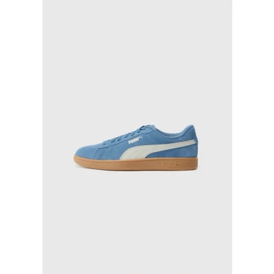 Afbeelding van Puma Smash 3.0 Unisex Sneakers laag, Maat: 37.5, Dark indigo/gray echo/gum Veloursleer