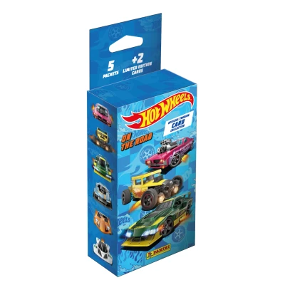 Afbeelding van Panini Hot Wheels Trading Cards Blister 3 Pochettes + 1 Carte édition limitée, 005146KBF3