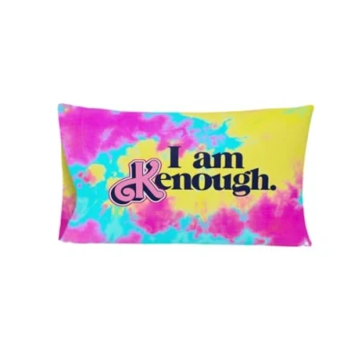 Afbeelding van Franco Collectibles Barbie Movie Kenough Beauty standaard zijdeachtige satijnen kussensloop 50,8 x 76,2 cm voor haar en huid (officieel gelicentieerd product)