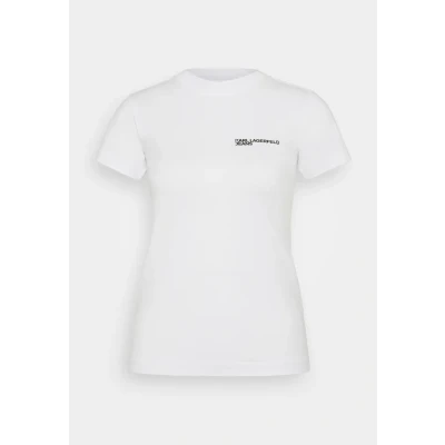 Afbeelding van Karl Lagerfeld Jeans SLIM FIT TEE Tshirt basic, Dames, Maat: Medium, White