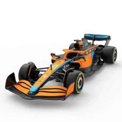 Afbeelding van CMJ RC CARS McLaren F1 MMCL36 gegoten miniatuurauto Officiële licentie schaal 1:24, 2022 Emilia Romagna GP metalen schermreplica