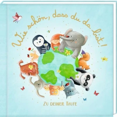 Afbeelding van Geldkuvert Geschenkbuch Wie schön, dass du da bist!