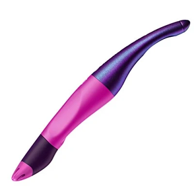 Afbeelding van Stabilo Easyoriginal Rollerbalpen, 1 ergonomische navulbaar, violet editie, hologram, rechts