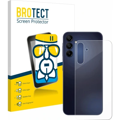 Afbeelding van BROTECT Screenprotector voor Samsung Galaxy A15 (Achterkant) Folie Beschermfolie Beschermglas transparant