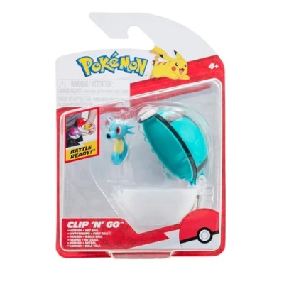 Afbeelding van Pokémon Clip &#039;N&#039; Go Horsea en Net Ball Speelset, 2dlg.