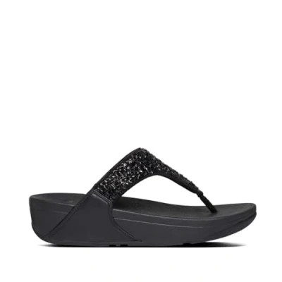 Afbeelding van FitFlop Lulu Shimmerfoil Toe Thongs