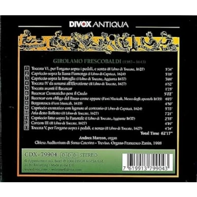 Afbeelding van Andrea Marcon Frescobaldi: Selected Organ Works (CD)
