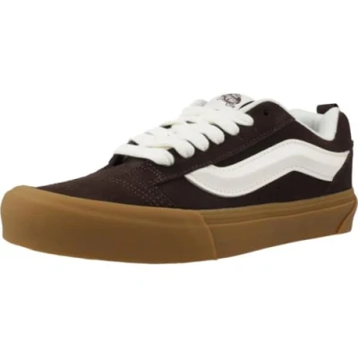 Afbeelding van Vans KNU Skool Unisex Skateschoenen, Maat: 38.5, Baby turkish coffee Veloursleer