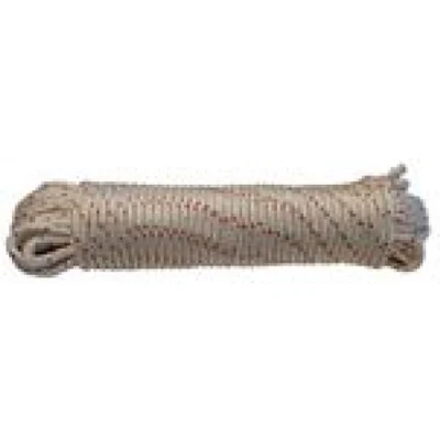 Afbeelding van Ledent Gevlochten Polyester met rode kendraad 6mm 20M