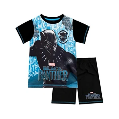 Afbeelding van Marvel Black Panther Pyjamaset Jongens, zwart.