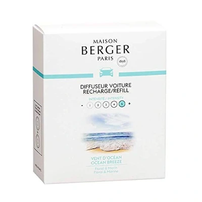 Afbeelding van Ocean Breeze Maison Berger Navulling 2 stuks Auto Parfum