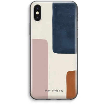 Afbeelding van Case Company® hoesje geschikt voor iPhone XS Max Geo #5 Soft Cover Telefoonhoesje Bescherming aan alle Kanten en Schermrand