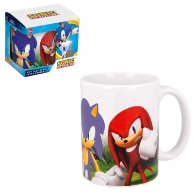 Afbeelding van CARTOON Sonic keramische mok model 325 ml ontbijt voor kinderen