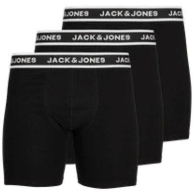 Afbeelding van Jack &amp; Jones Solid Boxershorts Heren Plussize (3 pack) Maat XXL