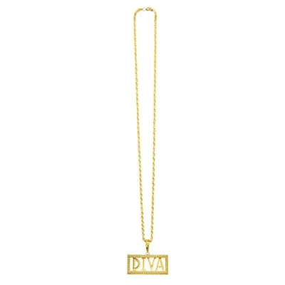 Afbeelding van Boland Ketting &#039;DIVA&#039; Goud Volwassenen Vrouwen Aso Pimps and Ho&#039;s